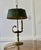 French Painted Toleware and Brass Desk Lamp For Sale - Image 9 of 12