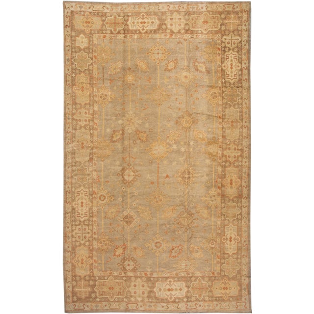 21st Century Turkish Oushak Long Wool Rug For Sale - Image 13 of 13