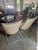 Mid-Century Modern Pair of Original Ward Bennett Scissor Chairs – Almond Leather & Chrome For Sale - Image 3 of 7