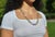 2020s Art Deco Beaded Necklace With Prehnite, Citrine, and Amethyst, 25" For Sale - Image 5 of 10