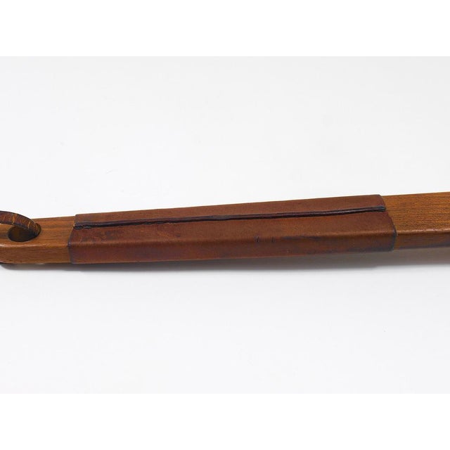 Midcentury Walnut and Leather Clothes Brush by Carl Auböck, 1950s For Sale - Image 16 of 18