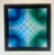 Victor Vasarely (Hungarian/French, 1906-1997) Print "DELL-3" Vibrant, brilliant Colors, from the Editions du Griffon...