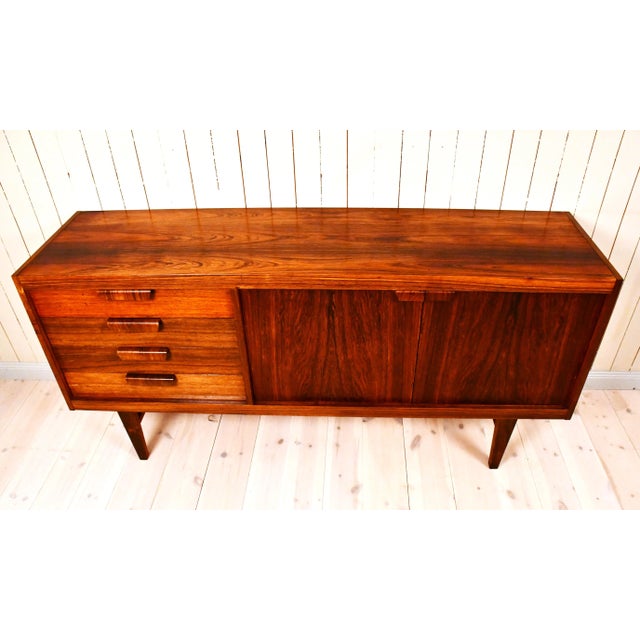 Swedish Modern Rosewood Sideboard, 1950s For Sale - Image 6 of 10