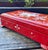 Mid 20th Century Vintage Japanese Red Lacquer Smoking Box With Mother-of-Pearl Pomegranate Inlay, KBS-Tv Presentation Piece, 1963 For Sale - Image 5 of 12