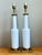 Vintage Mid-Century Modern Style White Ceramic Table Lamps For Sale - Image 12 of 16