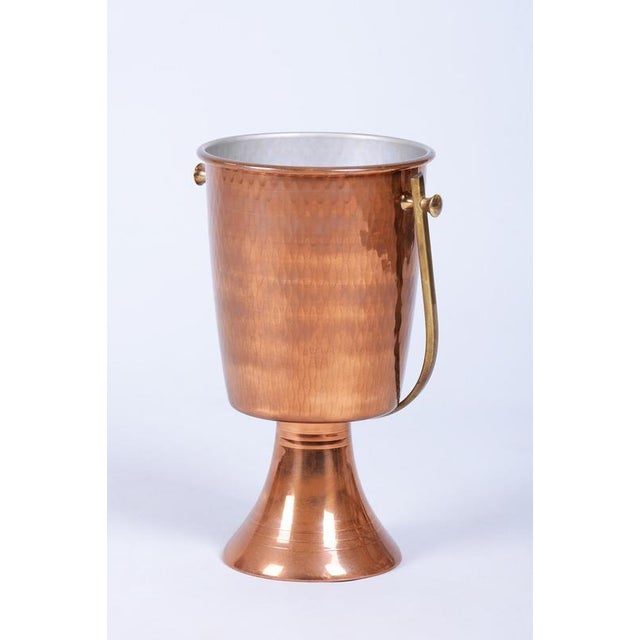 This elegant standing champagne cooler dates back to 1920s France and is a quintessential example of Art Deco style. It is...