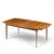 Broyhill Brasilia Mid Century Walnut Expanding Dining Table With 1 Leaf For Sale - Image 10 of 10