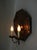 Vintage Art Nouveau Wall Lamp in Patinated Brass, 1890s For Sale - Image 6 of 17