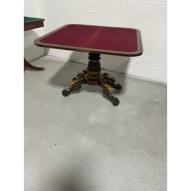 Antique Flip-Top Games Table For Sale - Image 14 of 18