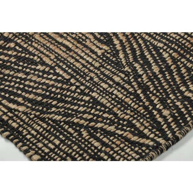 Rug & Kilim Contemporary Geometric Jute Chevron Gift-Sized Rug by Rug & Kilim, India For Sale - Image 4 of 4