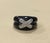 0.2 Carat White Diamond and Black Onyx XO Ring 18 Karat White Gold For Sale In New York - Image 6 of 18