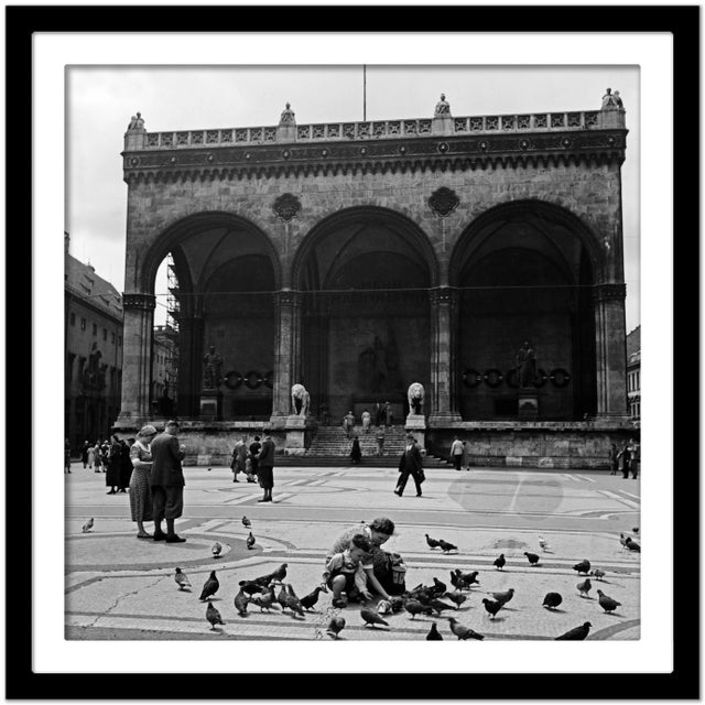 Feldherrhalle Hall at Odeonsplatz Square at Munich, Germany, 1937 For Sale - Image 4 of 5