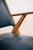 Vintage Lounge Chair in Wood and Blue Skai from Dal Vera, 1950s For Sale - Image 3 of 16