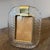 1990s 1990s Barovier Style Art Deco Clear Murano Glass and Brass Picture Frame For Sale - Image 5 of 12