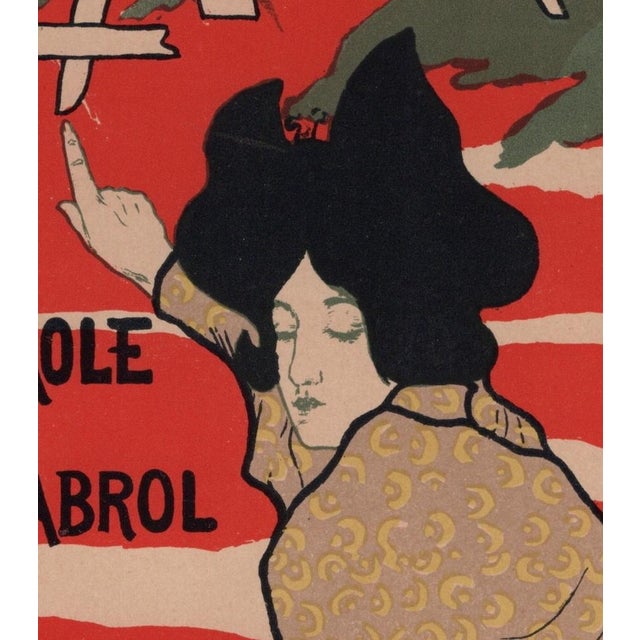 Late 19th Century Manuel Robbe, L'Eclatante, 1898, Lithograph For Sale - Image 5 of 12