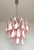 Italian Vintage Pink Murano Glass Lattimo Rondini Chandelier, 1990s For Sale - Image 9 of 17
