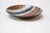 Enamel on copper dish (circa 1960s) with spectacular color and detail. Bands of blue, white, and gold detailed with...