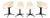 Mid Century Eames for Herman Miller “La Fonda” Parchment Fiberglass Arm & Side Chairs - Set of 4 For Sale