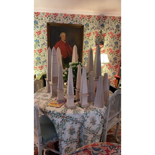 2020s Large Tabletop Variegated Handmade Obelisk by Irwin and Lane For Sale - Image 5 of 7