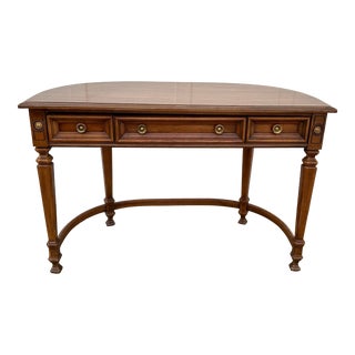 Regency Style Curved Back Writing Table, Desk For Sale