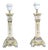 French Rouen Faience Table Lamps, 1890s, Set of 2 For Sale