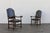 Pair of Early 18th Century Carved Wood Armchairs With Embossed Leather Upholstery For Sale - Image 9 of 18