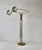 1980s Postmodern Adjustable Two Light Brass Floor Lamp by Holtkoetter Luechten For Sale - Image 14 of 17