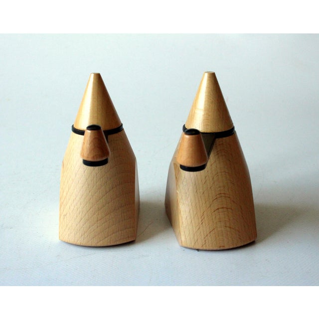 1970s Mid Century Design Salt and Pepper Shaker by Zassenhaus For Sale - Image 5 of 6