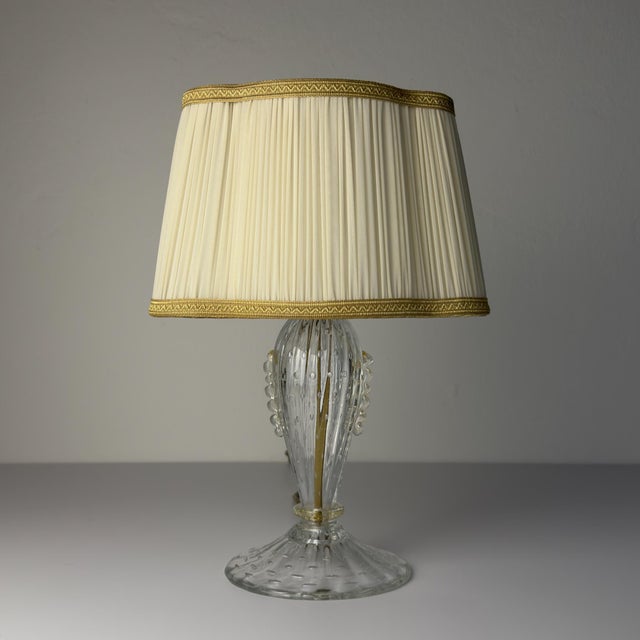 Murano Glass Table Lamp from Barovier and Toso, Italy, 1980s For Sale - Image 6 of 18