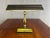 Vintage Early 20th Century c1940s fluorescent brass barrister or banker’s task desk lamp. This handsome, heavy and sturdy...