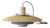 Vintage Bi-Colours Pendant Lamp, Denmark, 1980 For Sale