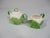 A vintage Fitz & Floyd ceramic vegetable themed sugar bowl and creamer in the form of Cauliflowers. They are hand- painted...