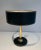 1970 Black Leather and Brass Desk Lamp in the Style of Jacques Adnet For Sale - Image 9 of 12