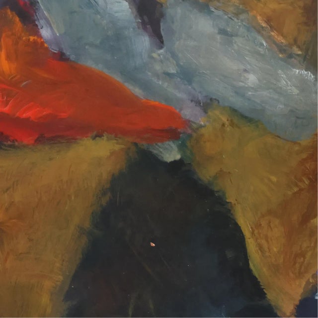 Untitled Abstract Composition Oil Painting, Circa 1950 For Sale In New York - Image 6 of 9