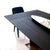 Berlino 300 Matt Grey Oak Top and Matt Black Metal Base Table by Casa Casati For Sale - Image 4 of 9
