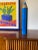 Michel Aroutcheff, Postmodern Blue Pencil Table Lamp, Ed. Vilac France 1980s For Sale - Image 9 of 10