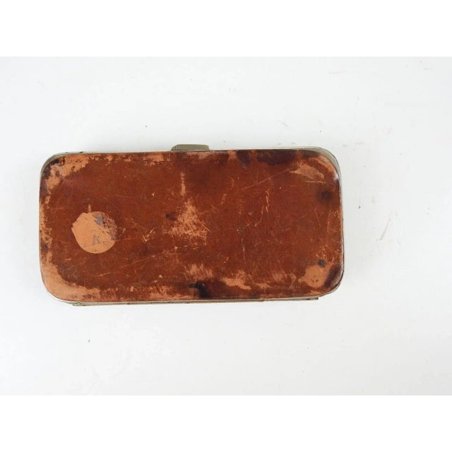 Antique Victorian Pietra Dura Inlaid Stone Karlsbad Card Case For Sale - Image 4 of 6