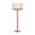 Alba Floor Lamp in Ceramic and Linen with Samuel & Sons Trimming by Popus Editions For Sale - Image 6 of 9