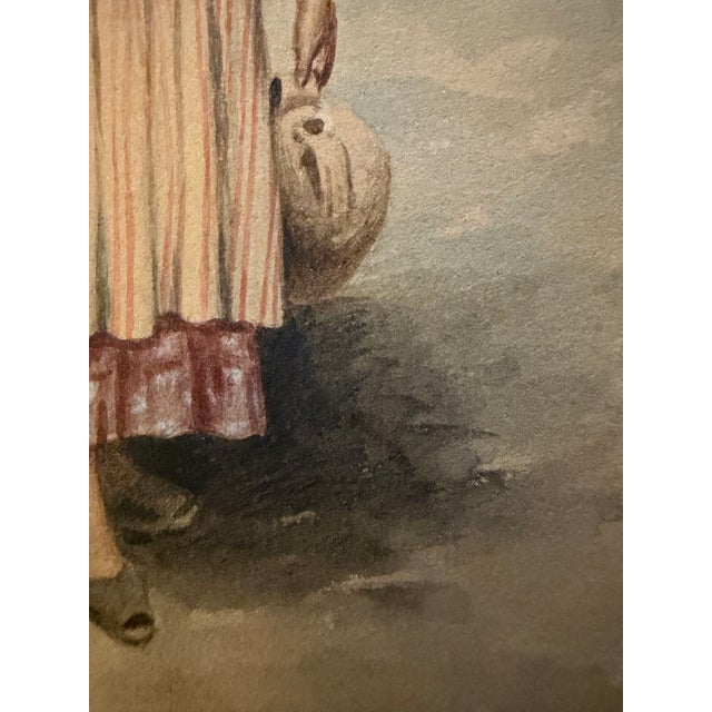 Paper Original 16th/17th Century Watercolor Painting by Aniello Ascione Unframed For Sale - Image 7 of 12