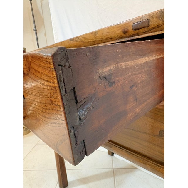 Antique Asian Elm Ming Style Console/ Altar Table For Sale - Image 15 of 18