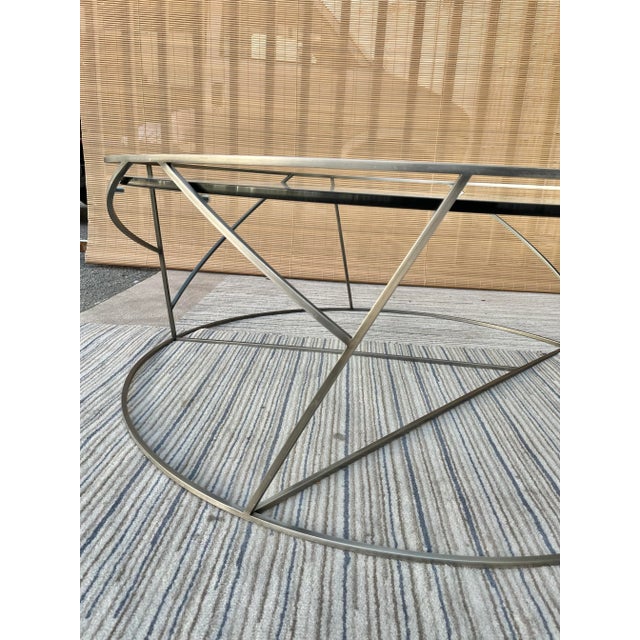 Silver Contemporary Thicket Round Coffee Table by Ted Boerner. For Sale - Image 8 of 13