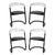 Postmodern Chairs, 1970s, Set of 4 For Sale