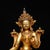 Bronze Vintage Gilt Bronze Green Tara Statue Buddhist Deity Sculpture 8.3" For Sale - Image 8 of 9