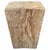 Andrianna Shamaris Sculptural Teak Wood Side Table or Pedestal For Sale - Image 15 of 18