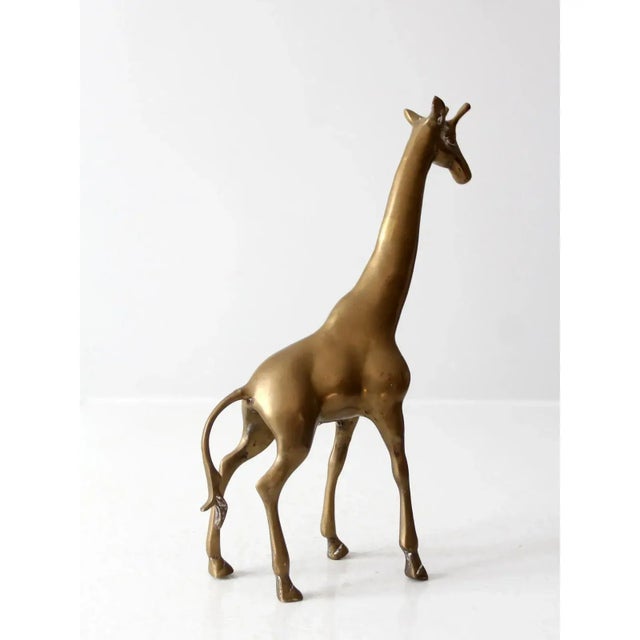Brass Mid Century Brass Giraffe For Sale - Image 8 of 13