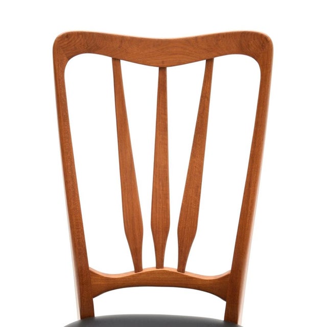 Black Danish Teak Ingrid Dining Chairs from Niels Koefoed, 1960s, Set of 6 For Sale - Image 8 of 10