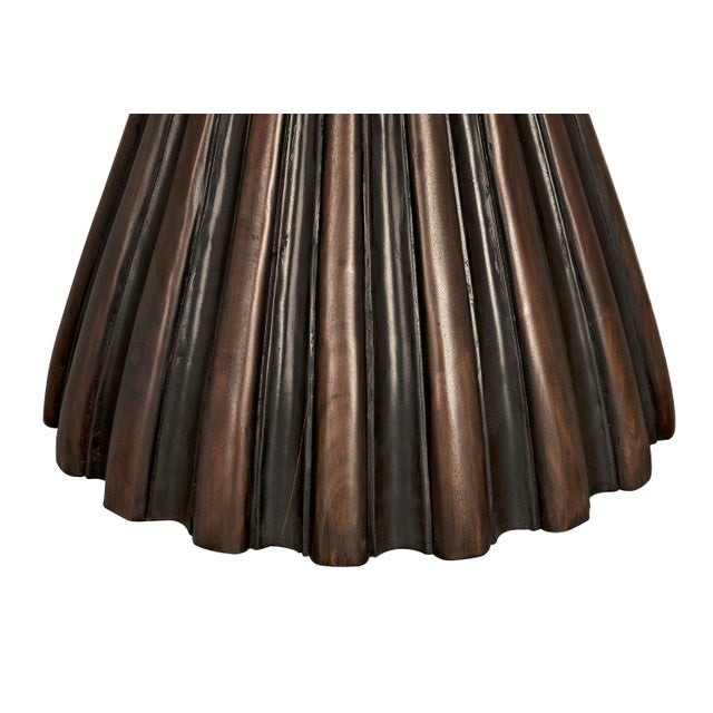 NOIR Osiris Dining Table, Pale Rubbed with Light Brown Trim For Sale In Los Angeles - Image 6 of 7