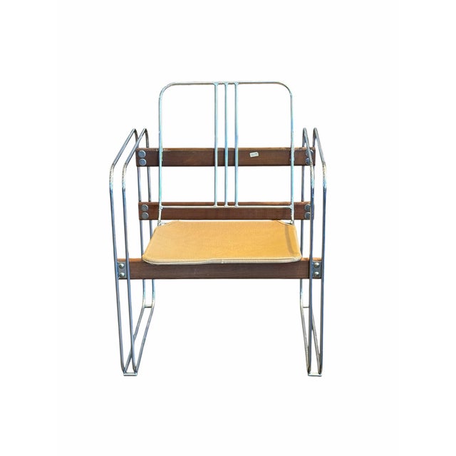 Vintage Chrome Lounge Chairs Set of Four For Sale In Phoenix - Image 6 of 7