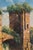 Late 20th Century Rome Italy Capriccio Landscape Oil Painting After Francesco Lazaro Guardi 32" For Sale - Image 4 of 12