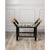 Boca Black Ocelot Celadon Bamboo Bench For Sale In Chicago - Image 6 of 7